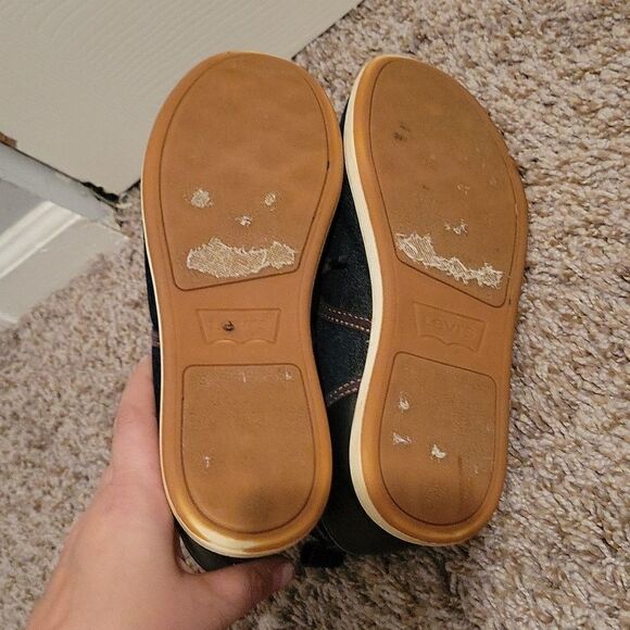Levi's denim high top shoe size 4.5 - Picture 6 of 7